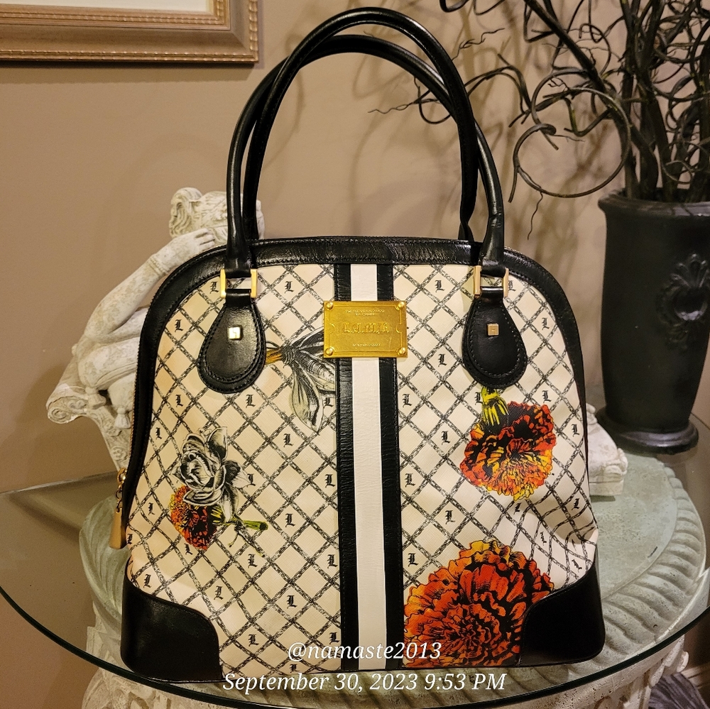 L.A.M.B. by Gwen Stefani Marigold Kingston Cambridge Shoulder Bag Luxury #532 - Picture 8 of 15
